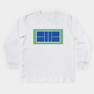 Pickleball Court Player Cute Pickleball Team Kids Long Sleeve T-Shirt